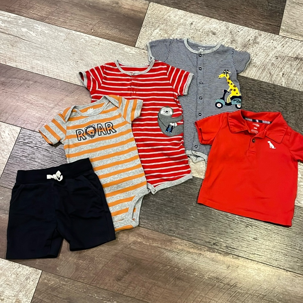 18 month boys cute animal outfit bundle